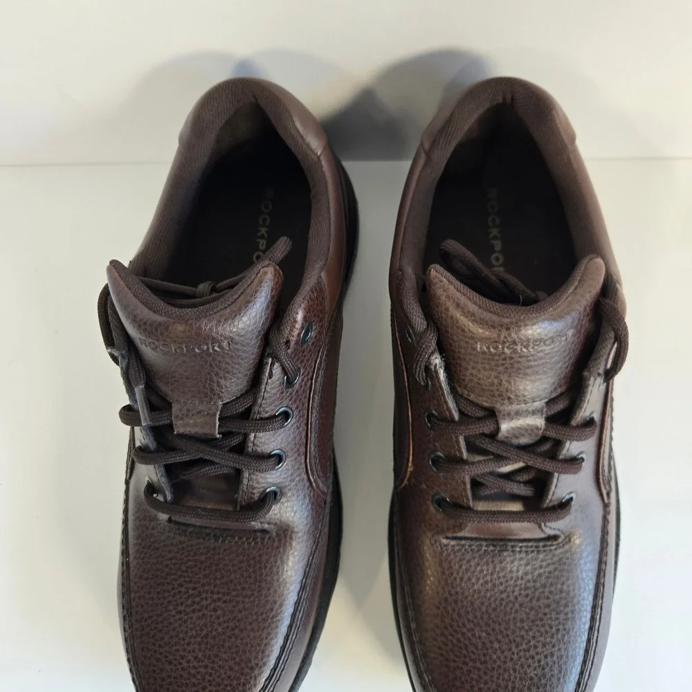 Rockport World Tour Classic Leather Men Size 9 Brown Walking Shoes K71201